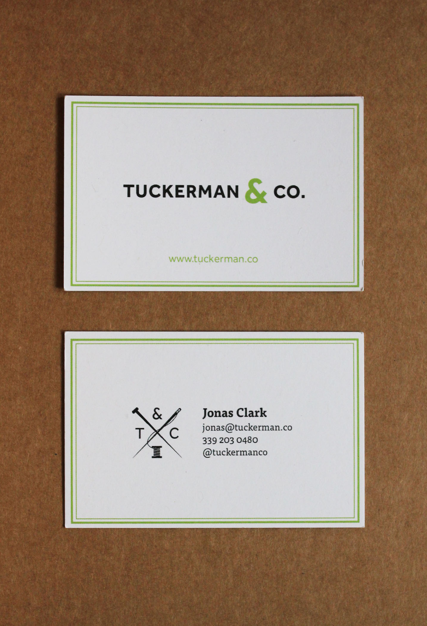Tuckerman & Co Business Card