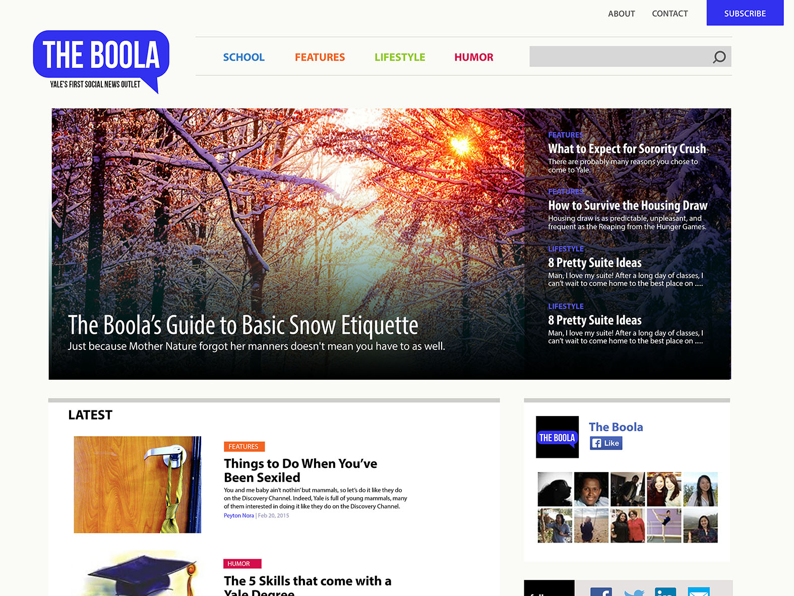 TheBoola Website Design